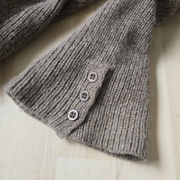 Eileen Fisher 100% Baby Alpaca Button Front Cardigan Size XL - Picture 7 of 12